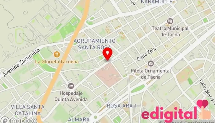 mapa de botica FreeFarma Farmacia en Tacna