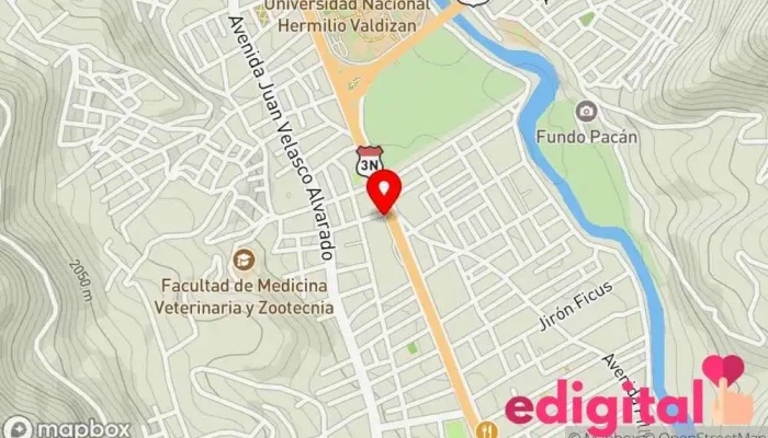 mapa de Botica Gadielfarma 1 Farmacia en Huánuco