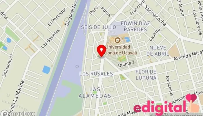 mapa de Botica Gastelu Farmacia en Pucallpa