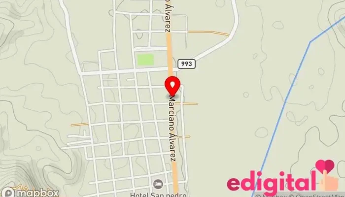 mapa de Botica Geofarma Farmacia en Uchiza