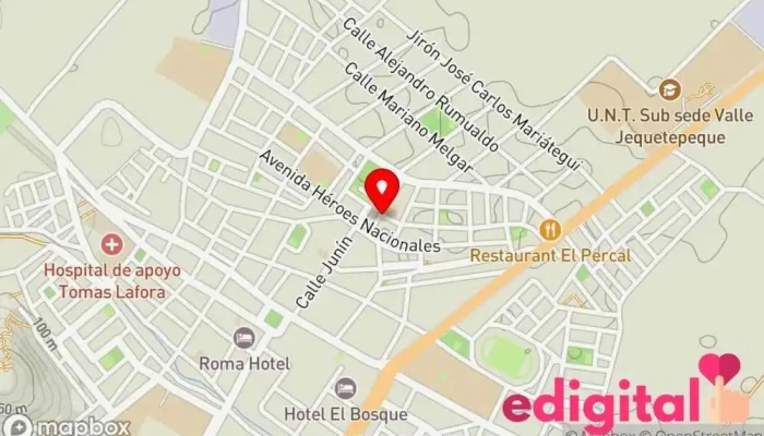 mapa de Botica G&M pharm Farmacia en Guadalupe