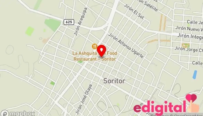 mapa de Botica InkaFarma‎ Farmacia en Soritor