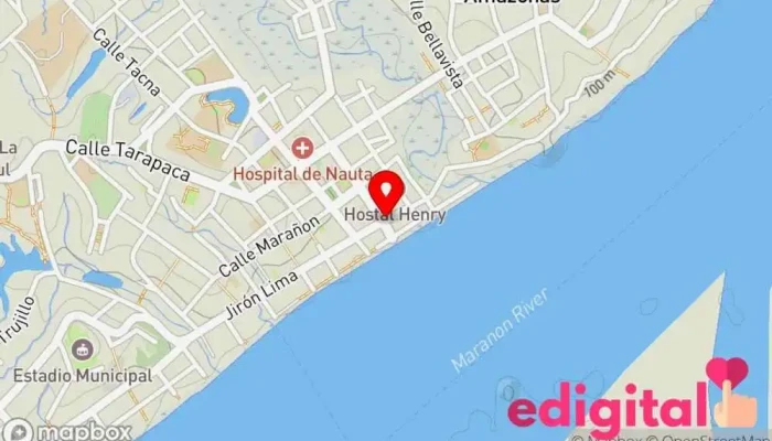 mapa de Botica INKAFARMA Farmacia en Nauta