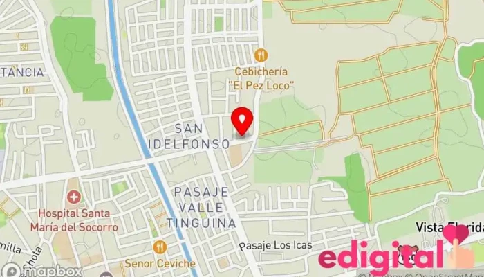 mapa de Botica J & L Farmacia en Ica