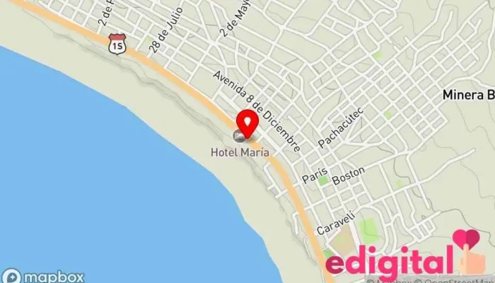 mapa de Botica Jemifarma Farmacia en Chala