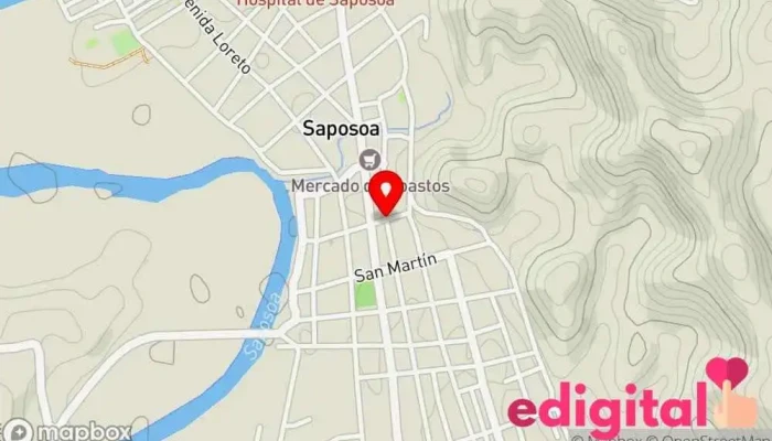 mapa de Botica Jenny de saposoa Farmacia en Saposoa