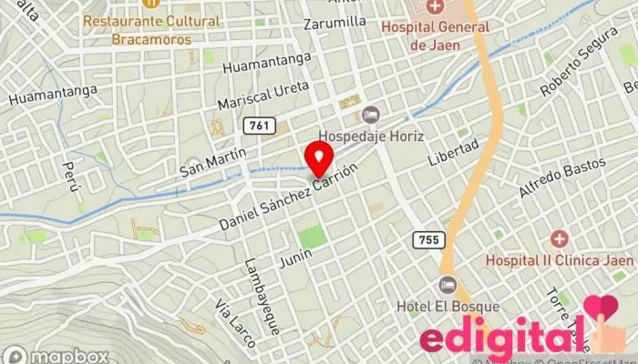 mapa de Botica Jerusalem Farmacia en Jaén