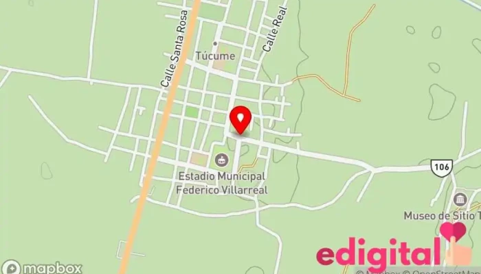 mapa de Botica Jhenny Farma Farmacia en Túcume