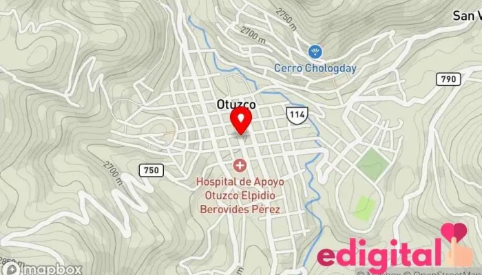 mapa de Botica Joana Farmacia en Otuzco