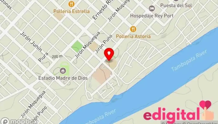 mapa de botica Juan de luz EIRL Farmacia en Puerto Maldonado