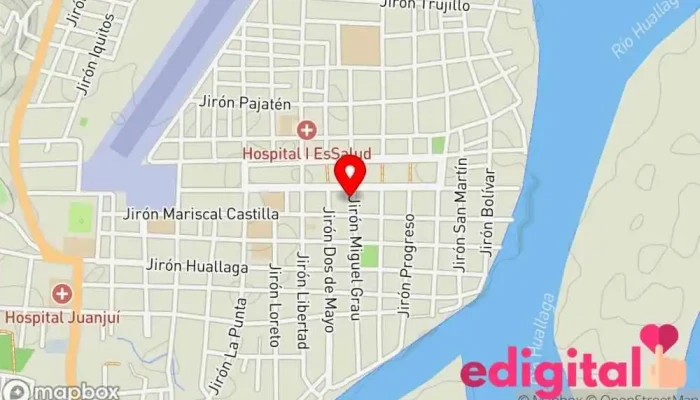 mapa de Botica Juanjui Farmacia en Juanjuí