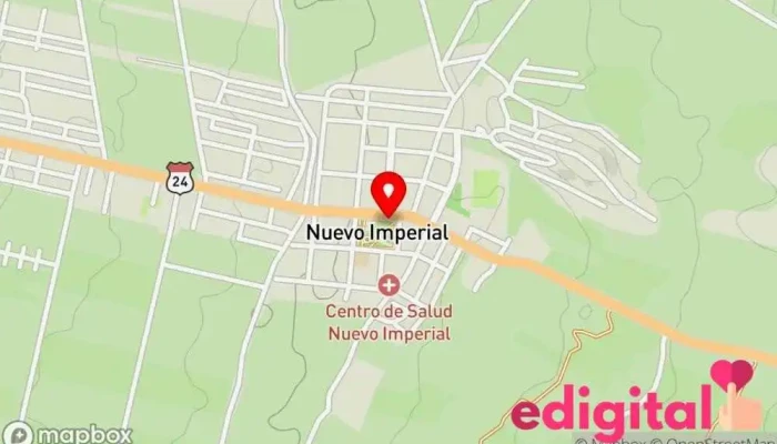 mapa de Botica kamifarma Farmacia en Nuevo Imperial