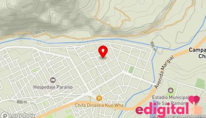 mapa de Botica Kel's Agente BCP Farmacia en San Ramón