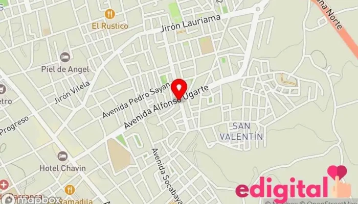 mapa de Botica La Genérica Farmacia en Barranca