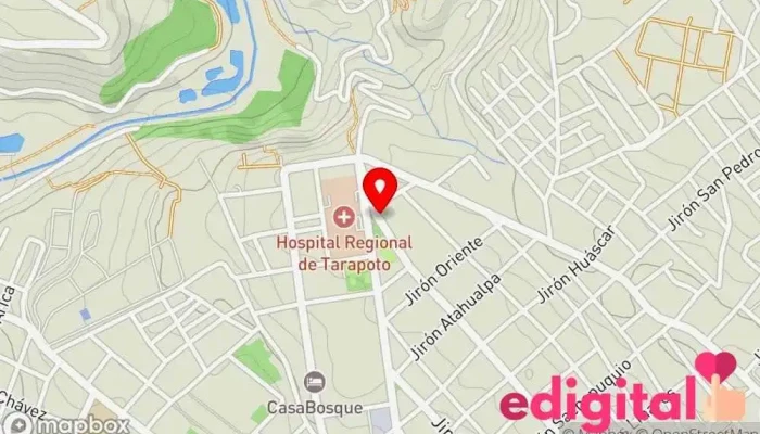 mapa de Botica la inmaculada - leoncio prado Farmacia en Tarapoto