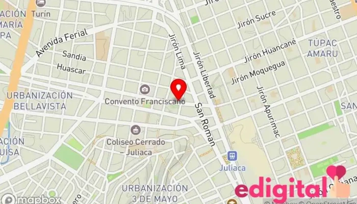 mapa de Botica La Principal Farmacia en Juliaca