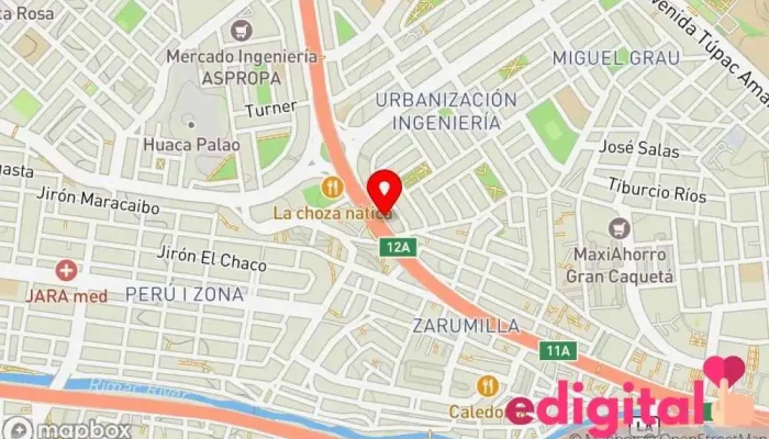mapa de BOTICA LIDERPHARMA Farmacia en Lima