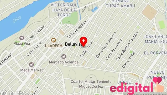 mapa de Botica LJ FARMA Farmacia en Bellavista