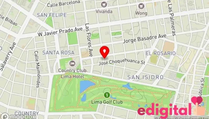 mapa de Botica Los Laureles Farmacia en Lima