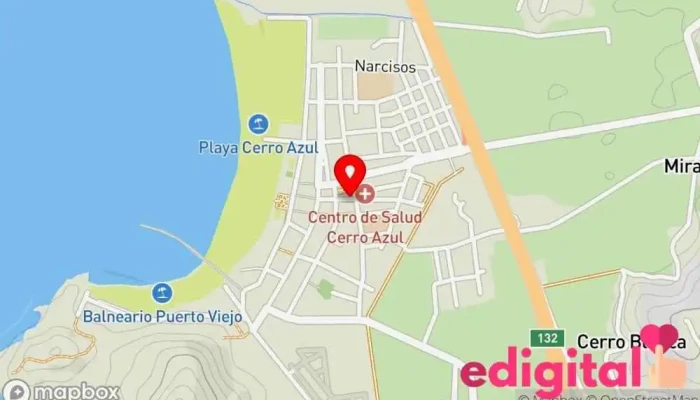 mapa de Botica Luchy Farmacia en Cerro Azul