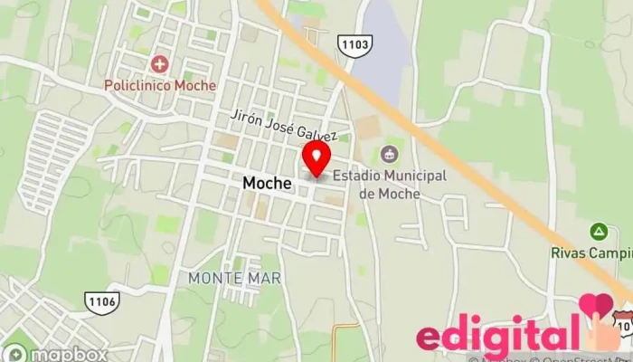 mapa de Botica Luz Marina Farmacia en Moche