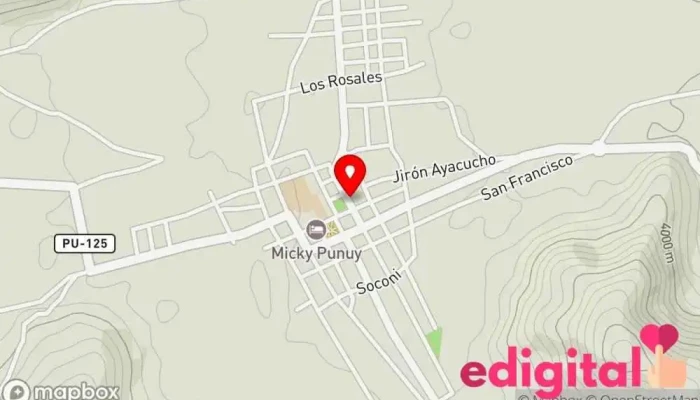 mapa de Botica Farmacia en Macarí