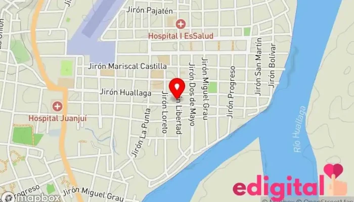 mapa de BOTICA MEDIC-FARMA Farmacia en Juanjuí