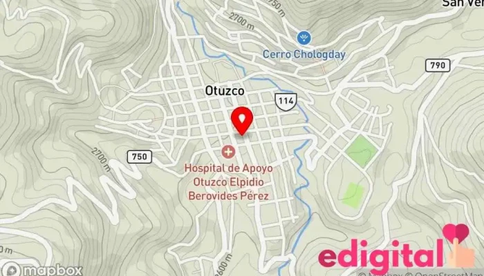 mapa de Botica Medicfarma Farmacia en Otuzco
