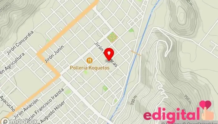 mapa de Botica Medifarm Farmacia en Satipo