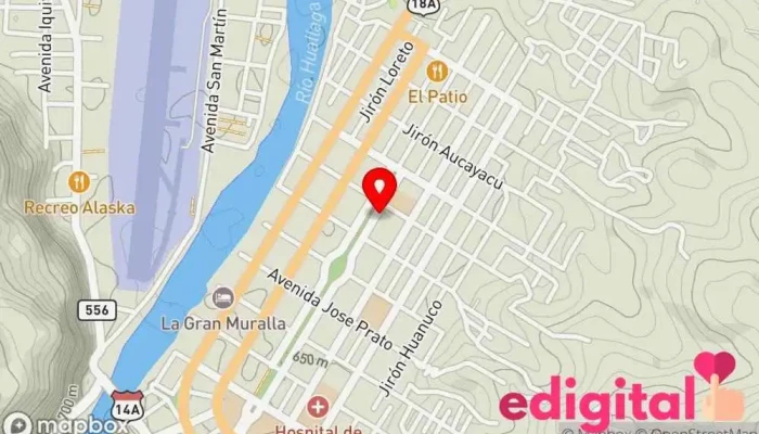 mapa de Botica Merfarma Medicina En General Farmacia en Tingo María
