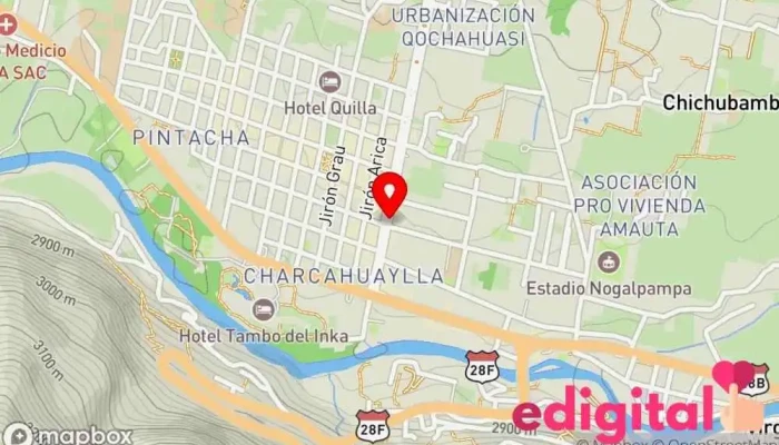 mapa de BOTICA MERY URUBAMBA Farmacia en Urubamba