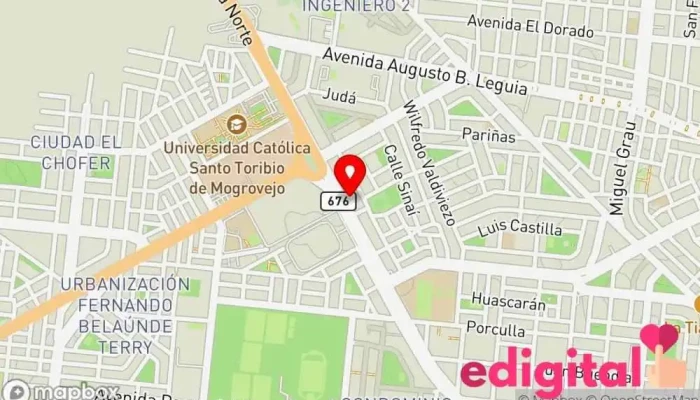 mapa de Botica Mi Bastian Farmacia en Chiclayo