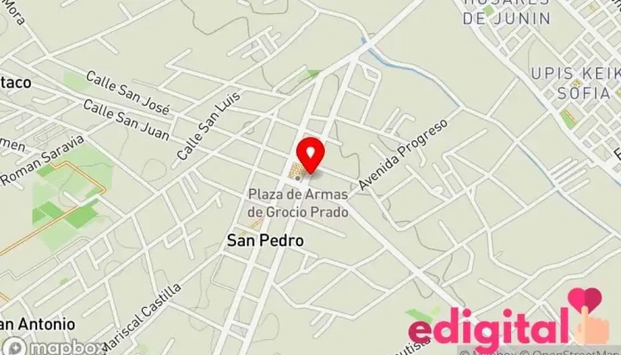 mapa de Botica Mi Beatita Melchorita Farmacia en Chincha Alta
