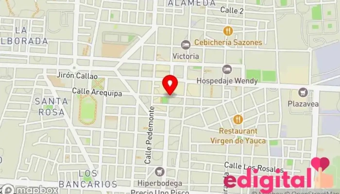 mapa de Botica Mi Doctora Farmacia en Pisco