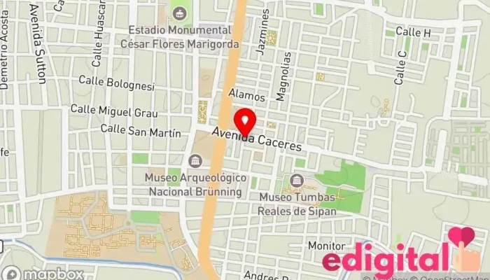 mapa de Botica Mi Farmi Farmacia en Lambayeque