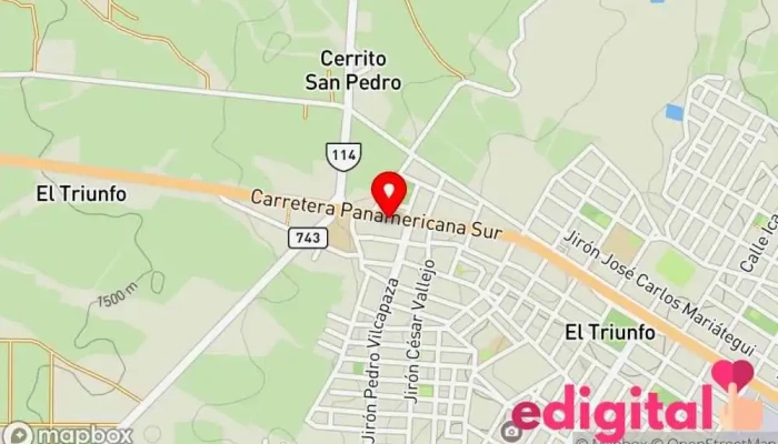 mapa de Botica Mi Salud Farmacia en La Joya