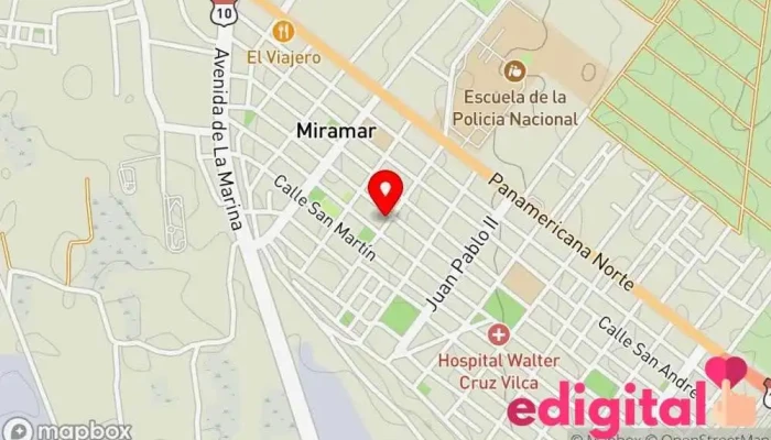 mapa de botica miramar Farmacia en Víctor Larco Herrera