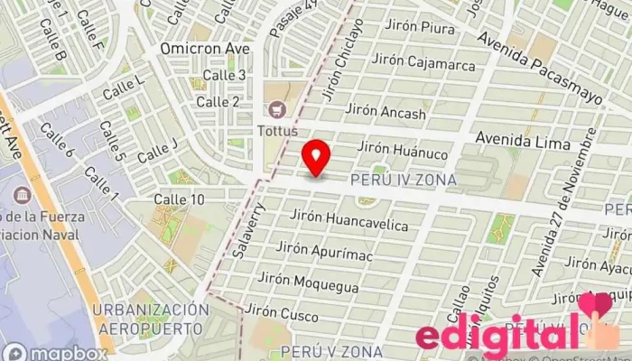 mapa de Botica Moderna Farmacia en San Martín de Porres