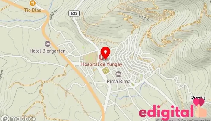 mapa de Botica Nasha Farmacia en Yungay