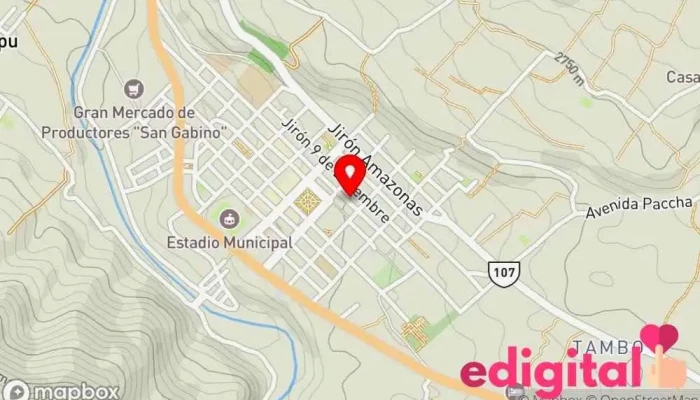 mapa de BOTICA NIVA Farmacia en Carhuaz