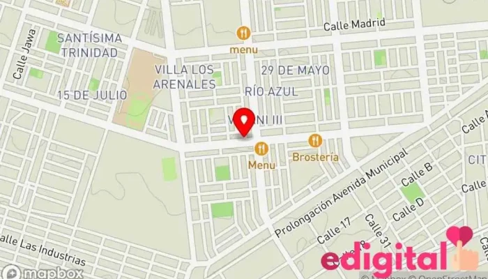 mapa de Botica Nocturna Farmacia en Tacna
