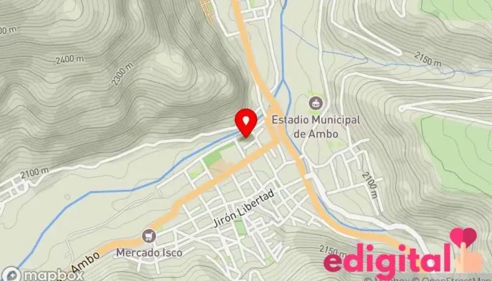 mapa de Botica Noelito Farmacia en Ambo