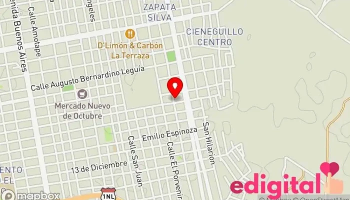 mapa de BOTICA OSYME Tienda de comestibles, periódicos y medicamentos en Sullana