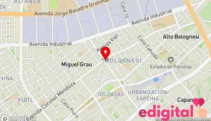 mapa de Botica Panda Farmacia en Tacna