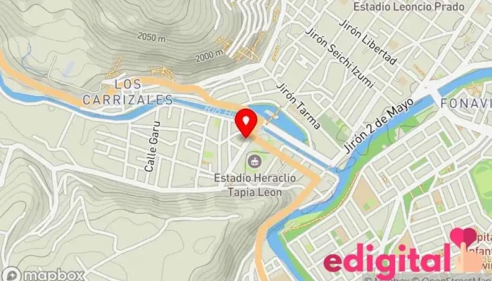 mapa de Botica Pascual Farmacia en Huánuco