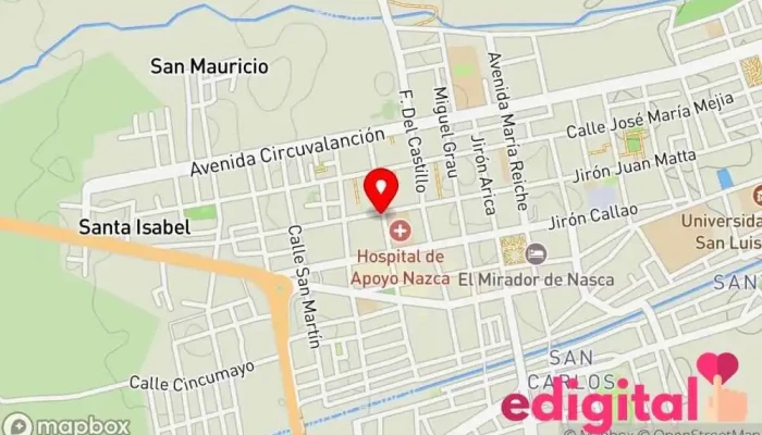 mapa de Botica Perfumeria Camila Farmacia en Nasca