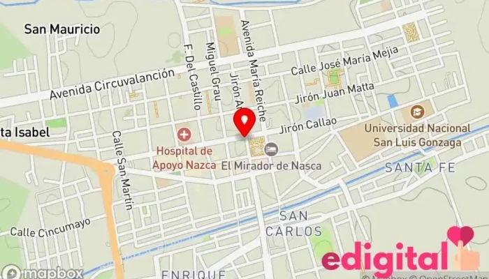 mapa de Botica Perfumeria Camila Farmacia en Nasca