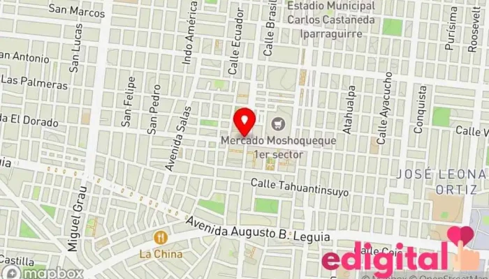 mapa de Botica Raulpharma Farmacia en Chiclayo