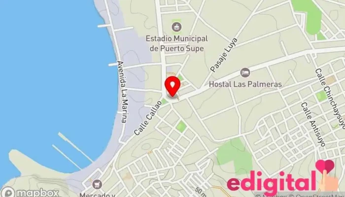 mapa de Botica Rosyfarma Farmacia en Supe Puerto