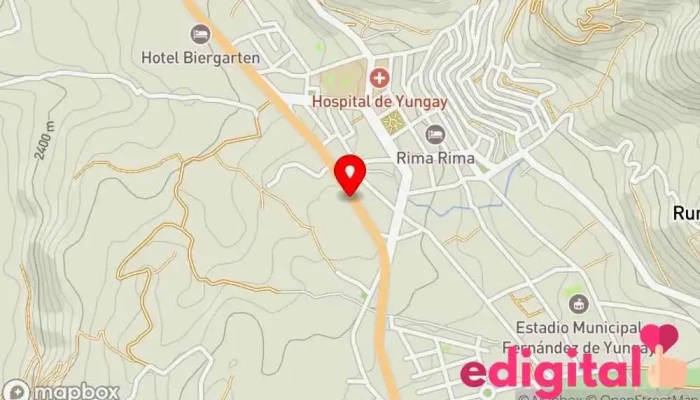 mapa de Botica Salud Farma Farmacia en Yungay